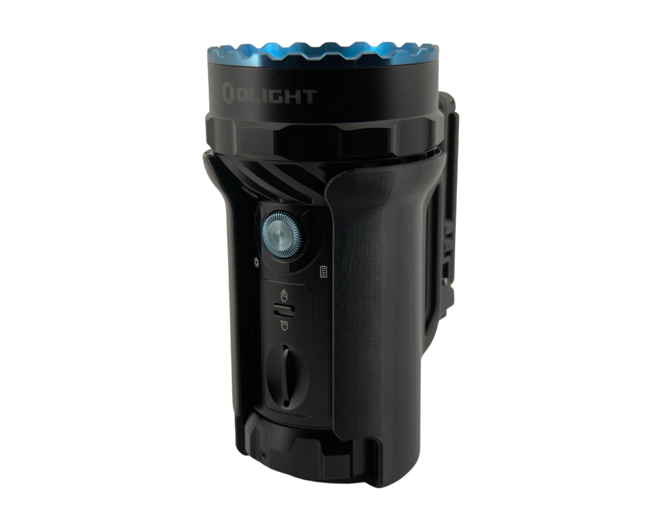 Holdmygear Belt Clip Flashlight Holder compatible with Olight Marauder 2 flashlight