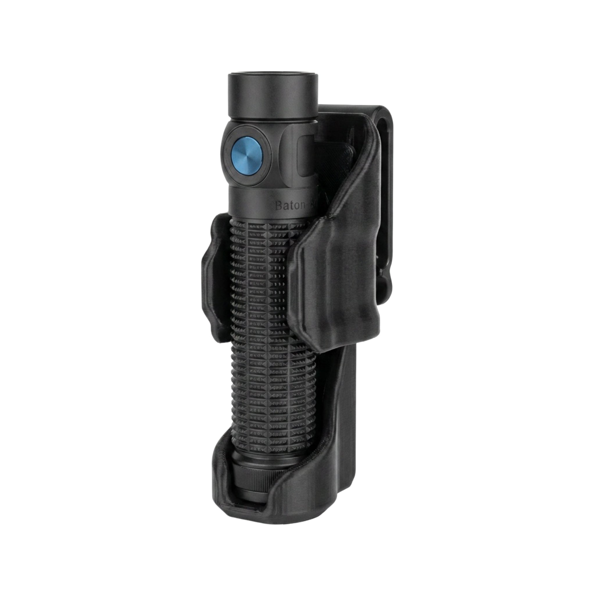HoldMyGear Holster Compatible with Olight Baton Ultra & Baton 4 Pro | EDC Flashlight Holster Belt Holder | Secure Retention Low Profile Carry